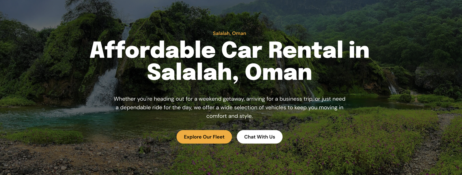 Affordable & Clean Cars for Rent In Salalah, Oman - DriveOm